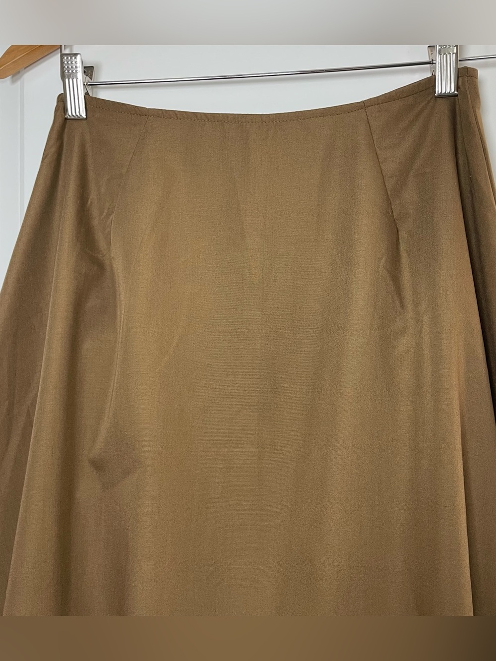 PrettyLittleThing Brown Balloon Midi Skirt High Waist Bubble Hem XS NWT - Picture 7 of 15